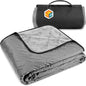 SUN CUBE Large Waterproof Camping Blanket, Fleece Quilted Stadium Blanket for Cold Weather, Windproof Foldable Outdoor Blanket Mat for Picnic, Beach, Pets, Car, 60x80in
