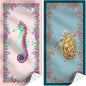 2 Packs Luxury Oversized Microfiber Beach Towel 36x72 Inch, Quick Dry Sandrpoof Compact Absorbent, Adult Men Extra Large Pool Swim Blanket Bulk Set Lounge Chair Cover Clearance Xl Big Long Wide Towels
